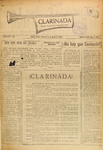 Clarinada (Osorno, Chile : 1939)