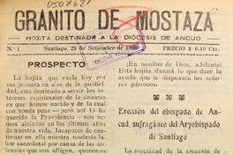 Granito de Mostaza (Santiago, Chile : 1930)