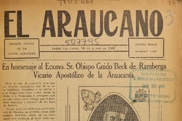 El Araucano (Padre Las Casas, Chile : 1947)