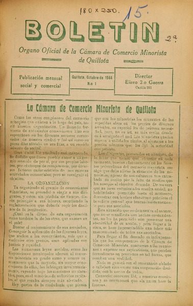 Boletín (Quillota, Chile : 1944)