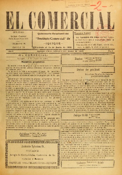 El Comercial (Iquique, Chile : 1935)
