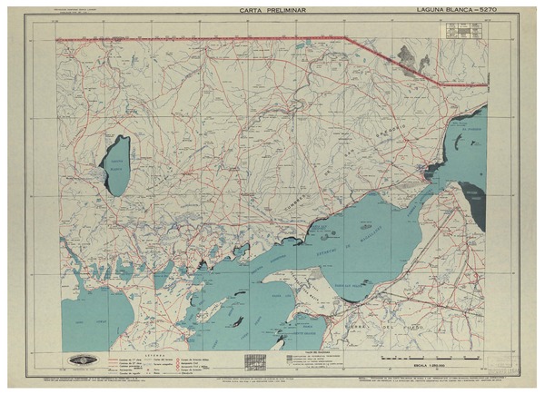 Laguna Blanca 5270 : carta preliminar [material cartográfico] : Instituto Geográfico Militar de Chile.