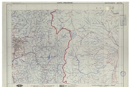 Santiago 3370 : carta preliminar [material cartográfico] : Instituto Geográfico Militar de Chile.