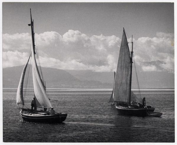 Lanchas chilotas cerca de Puerto Montt