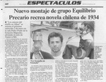 Nuevo montaje de grupo Equilibrio Precario recrea novela chilena de 1934  [artículo] J. I. V.