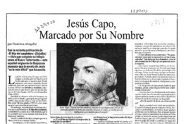 Jesús capo, marcado por su nombre  [artículo] Francisca Abogabir.
