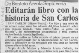 Editarán libro con la historia de San Carlos  [artículo] Héctor Suazo.