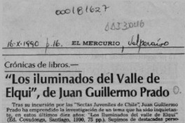 "Los iluminados del valle de Elqui", de Juan Guillermo Prado  [artículo] Claudio Solar.