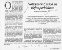 Noticias de Curicó en viejos periódicos  [artículo].