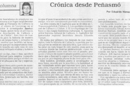 Crónica desde Peñasmó