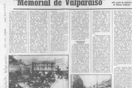 "Memorial de Valparaíso"  [artículo].