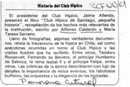 Historia del Club Hípico  [artículo].