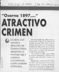 Atractivo crimen  [artículo] Italo Passalacqua C.