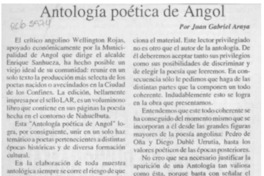 Antología poética de Angol  [artículo] Juan Gabriel Araya.