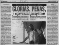 Glorias, penas y esperanzas pisagüinas  [artículo] Patricio Riveros Olavarría