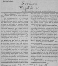 Novelista Magallánico  [artículo] Fidel Araneda Bravo.