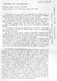 Historia de Concepción".