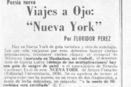 Viajes a ojo: "Nueva York"