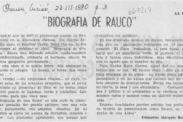 Biografía de Rauco
