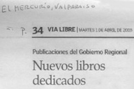 Nuevos libros dedicados a Valparaíso.