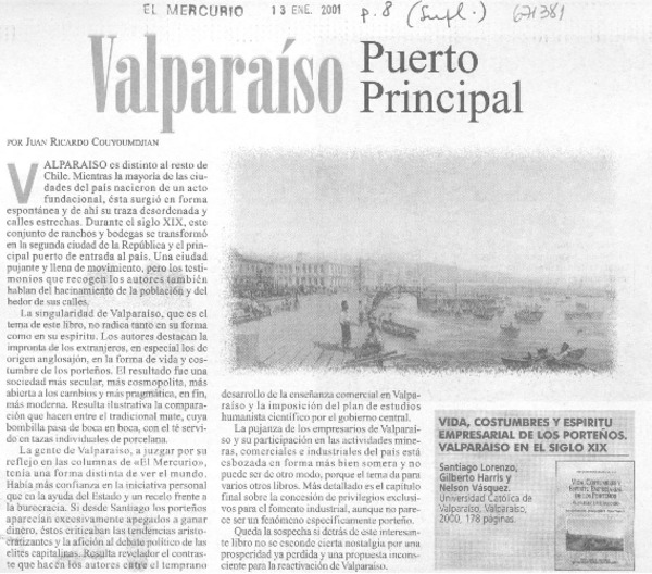 Valparaíso puerto principal