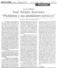 José Arraño Acevedo: "Pichilemu y sus alrededores turísticos".