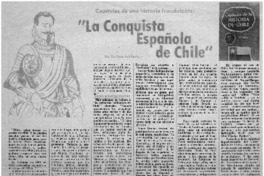 "La conquista española de Chile"