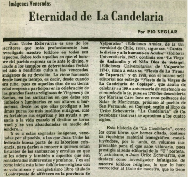 Fiestas de la Candelaria de Copiapó Las Candelarias del Sur.