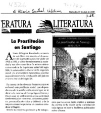 La Prostitución en Santiago 1813-1931