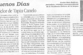 Folclor de Tapia Canelo.
