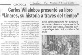 Carlos Villalobos presentó su libro "Linares, su historia a través del tiempo"