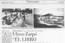 Ufano zarpó "El libro de Algarrobo"