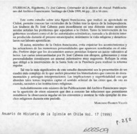 José Cabrera, gobernador de la diócesis de Ancud  [artículo] Marciano Barrios Valdés
