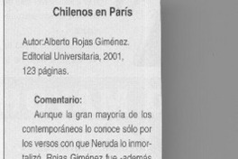 Chilenos en París  [artículo]