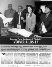 Eduardo Parra Sandoval, el "Tío Lalo" volver a los 17  [artículo] Andrés Ortiz Moris