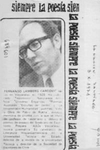 Fernando Lamberg Carcovic.