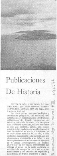 Publicaciones de historia.