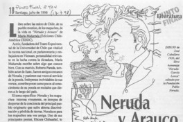 Neruda y Arauco  [artículo] Hernán Soto.