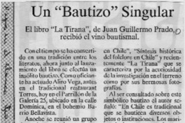 Un "Bautizo" singular  [artículo].