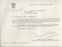 [Carta] 1959 diciembre 24, Madrid, [España] [a] Joaquín Edwards Bello, Santiago de Chile