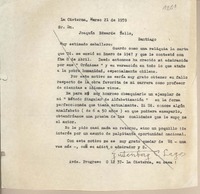 [Carta] 1959 marzo 21, Santiago, [Chile] [a] Joaquín Edwards Bello