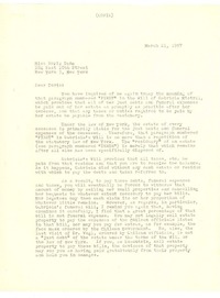 [Carta] 1957. mar. 21, New York [a] Doris Dana, New York