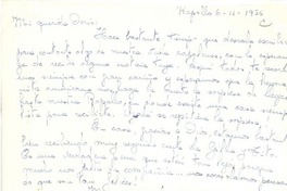 [Carta] 1956 nov. 6, Rapallo, [Italia] [a] Doris Dana, [New York]