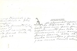 [Carta] 1949 feb. 20, Santa Barbara, California [a] Alfonso Reyes [México]