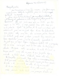 [Carta] 1957, oct. 9, Valparaíso, Chile [a] Margaret [Bates], [New York]