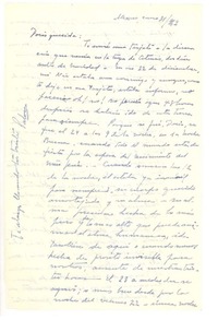 [Carta], 1962 ene. 31, México [a] Doris Dana, [New York]