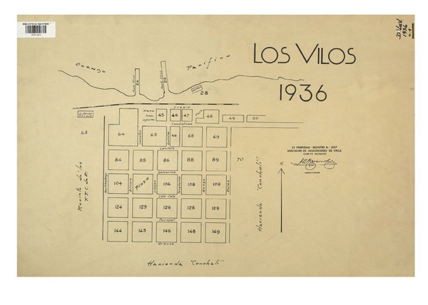 Los Vilos  [material cartográfico] Asociación de Aseguradores de Chile, Comité Incendio.