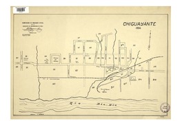 Chiguayante 1934 numeración de manzanas oficial [mapa] : de la Asociación de Aseguradores de Chile.