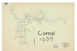 Corral 1935  [material cartográfico] Asociación de Aseguradores de Chile Comité Incendio.