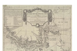 Mapa marítimo del Estrecho de Magallanes